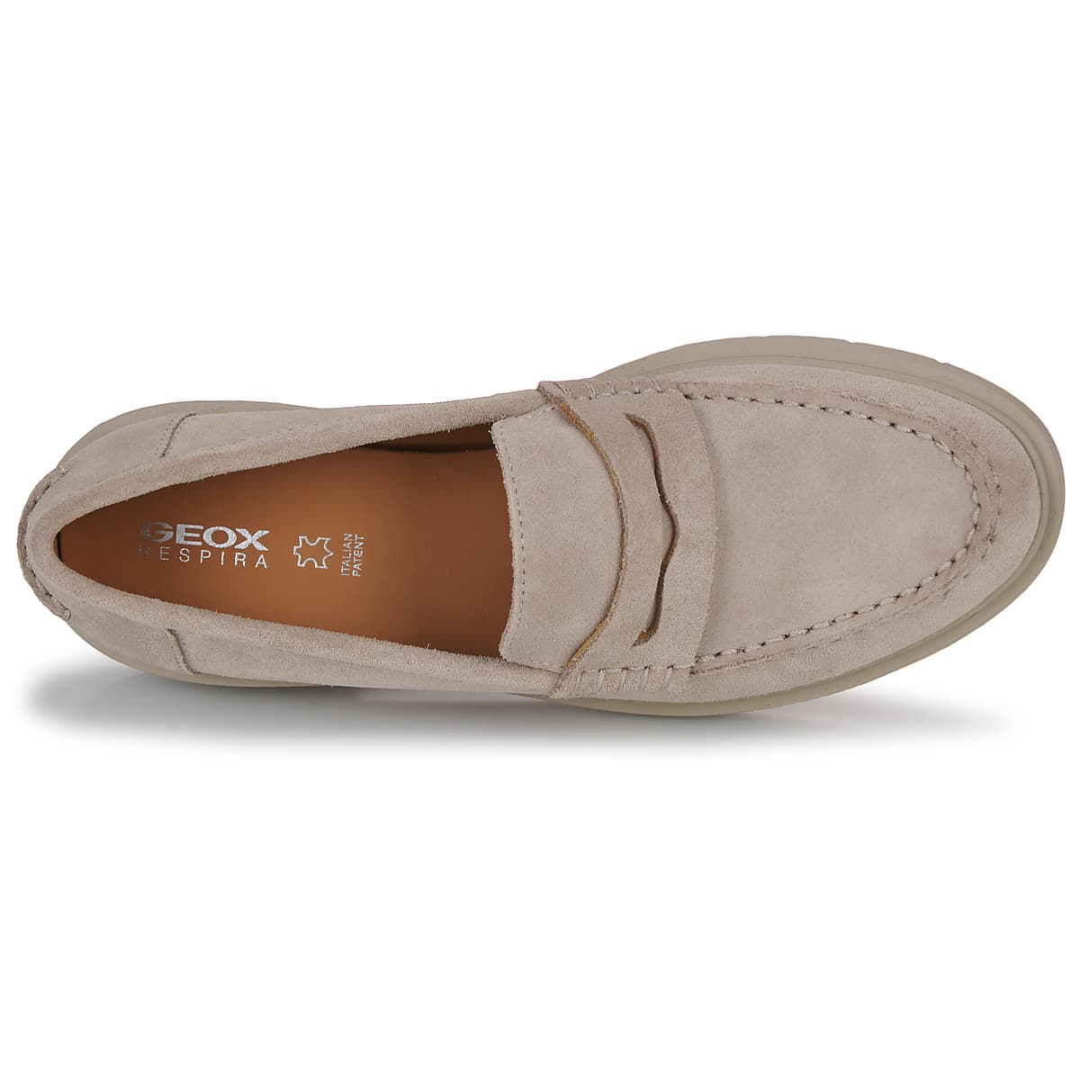 Women's Loafers Geox Beige