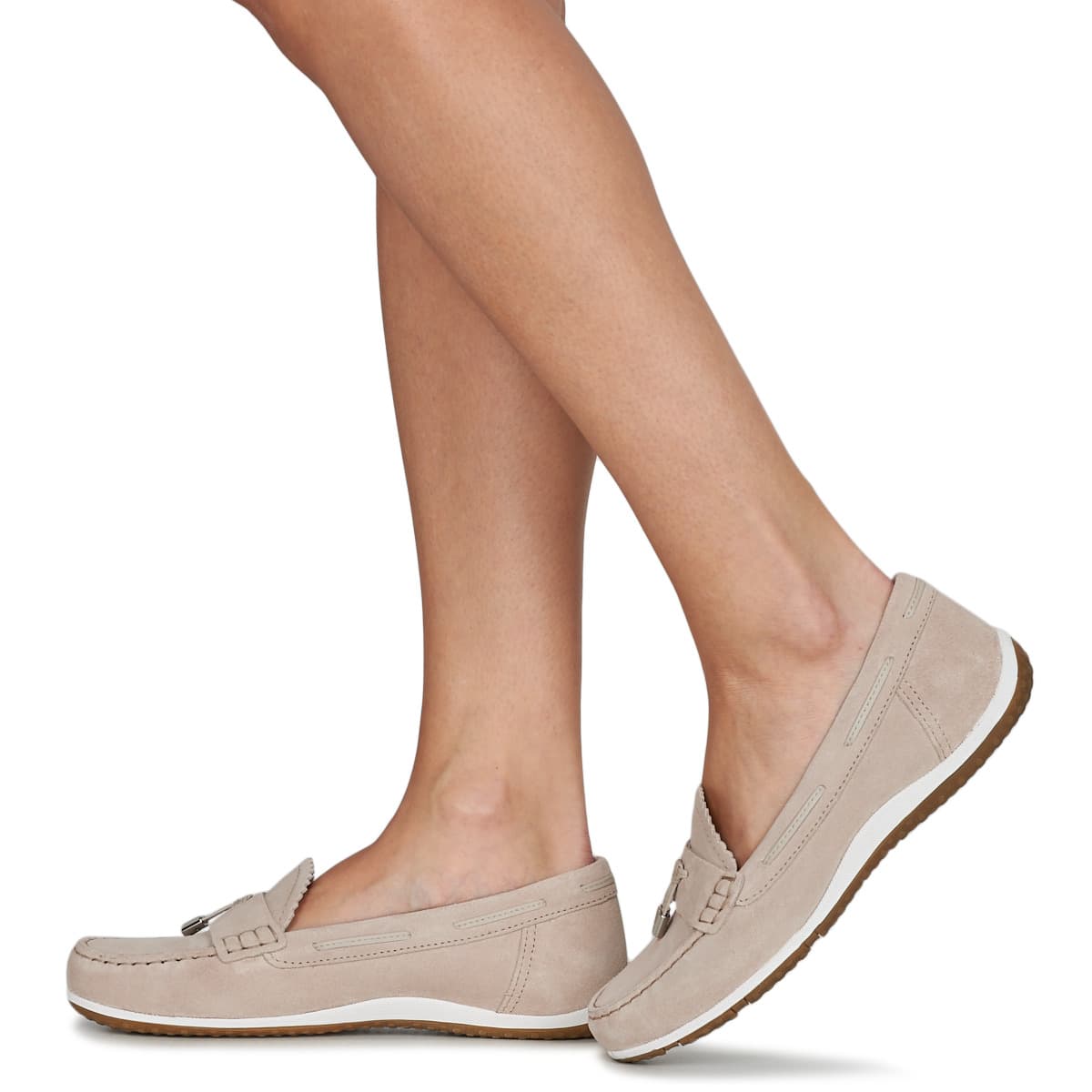 Women's Loafers Geox Beige