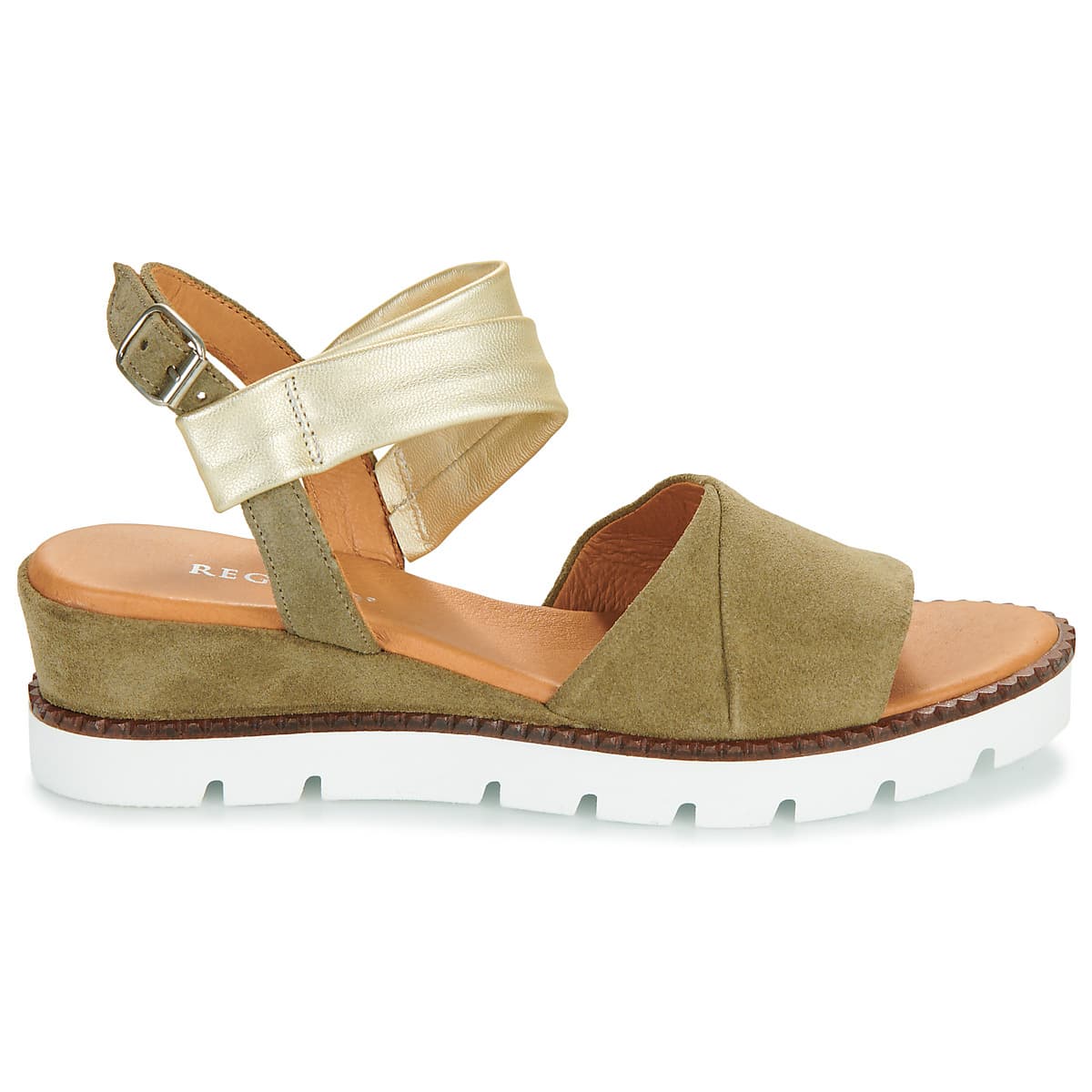 Women's Platforms Regard Khaki