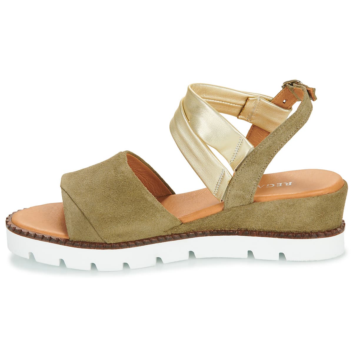 Women's Platforms Regard Khaki