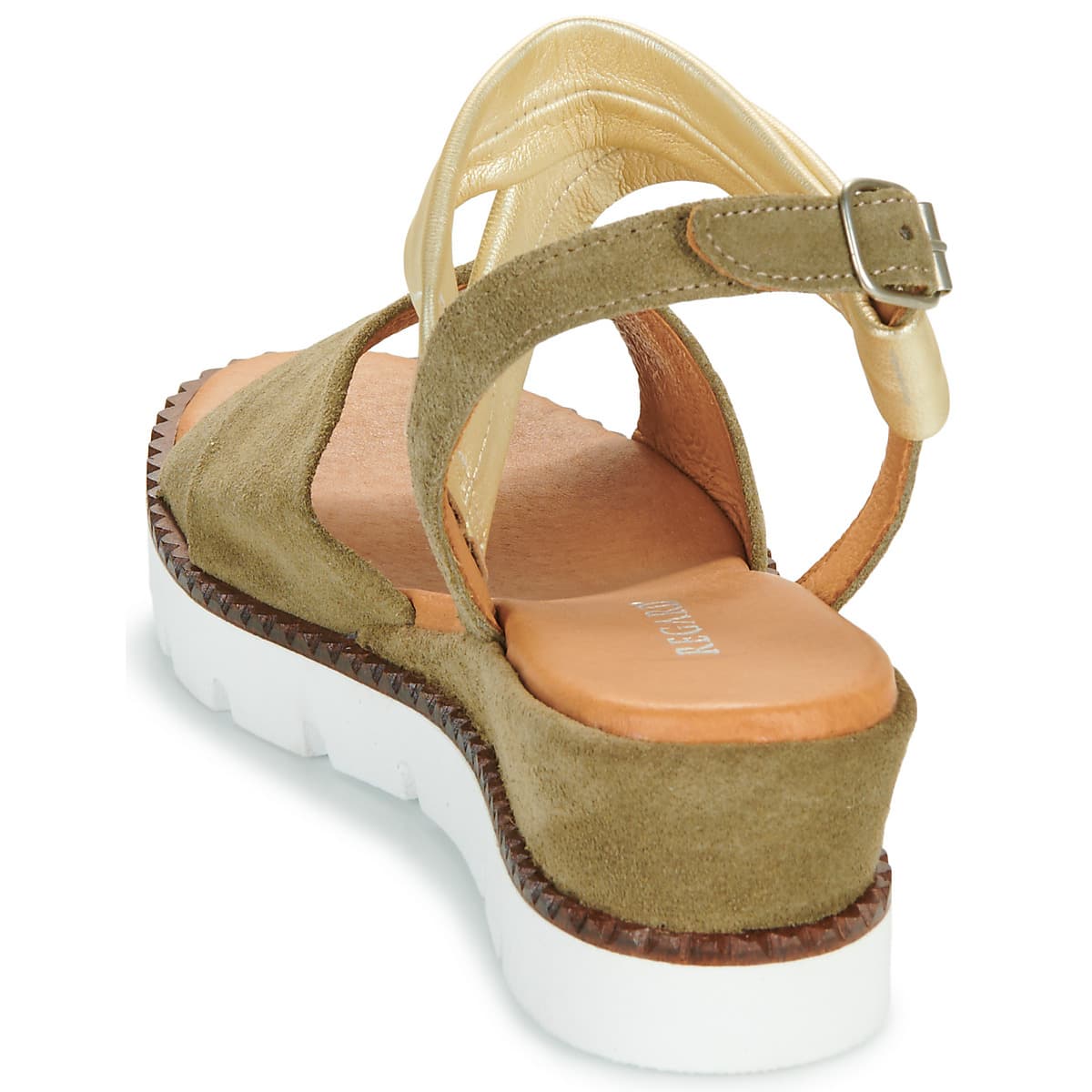 Women's Platforms Regard Khaki