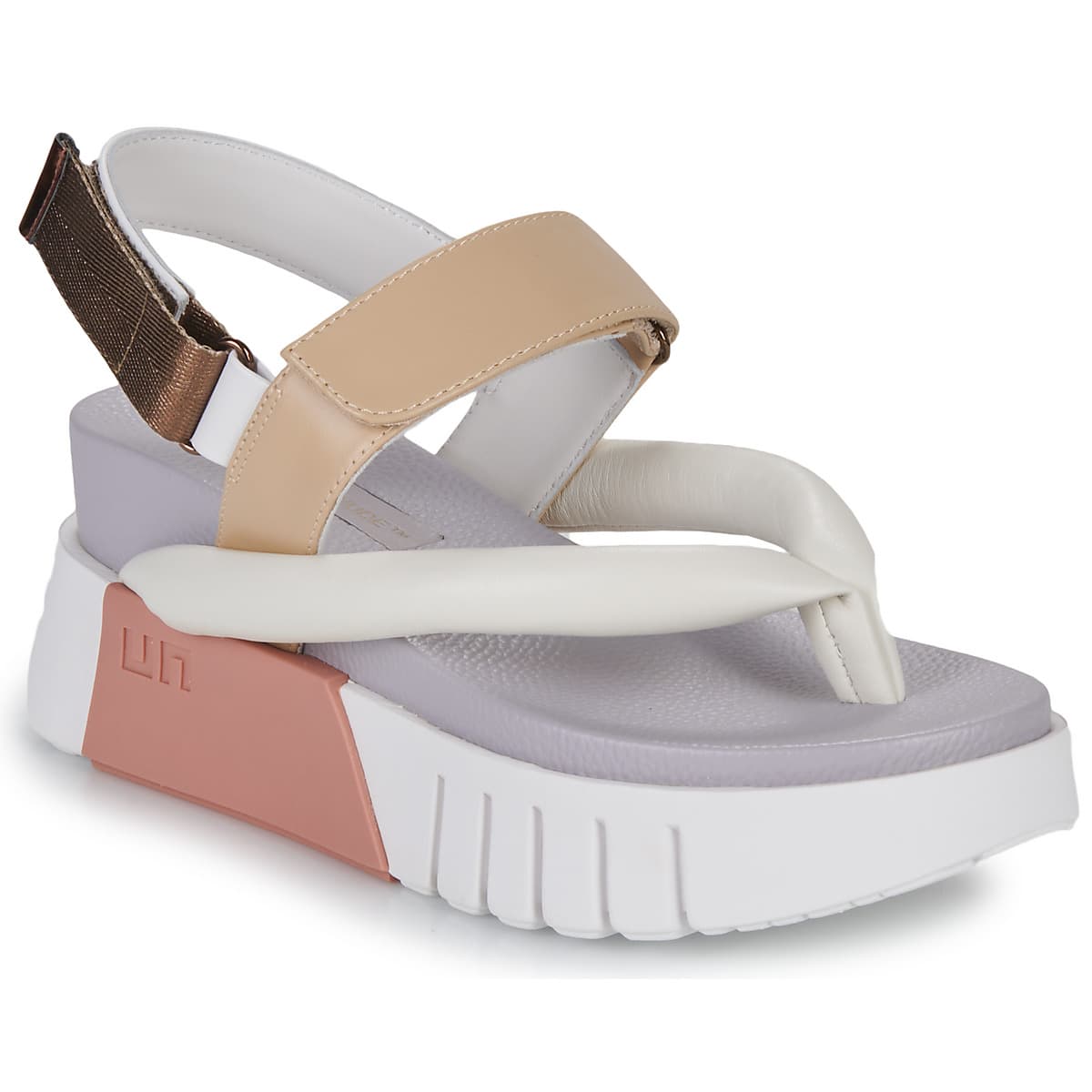 Women's Platforms United nude White