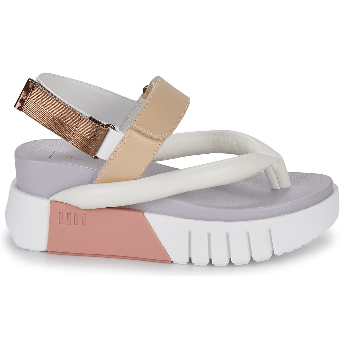 Women's Platforms United nude White