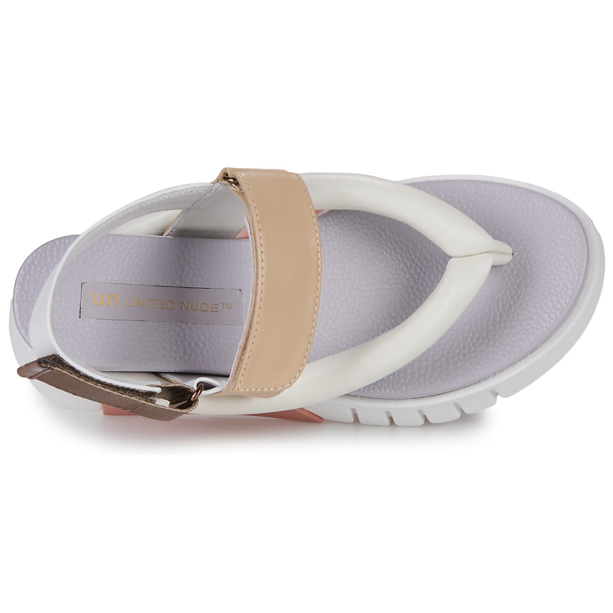 Women's Platforms United nude White