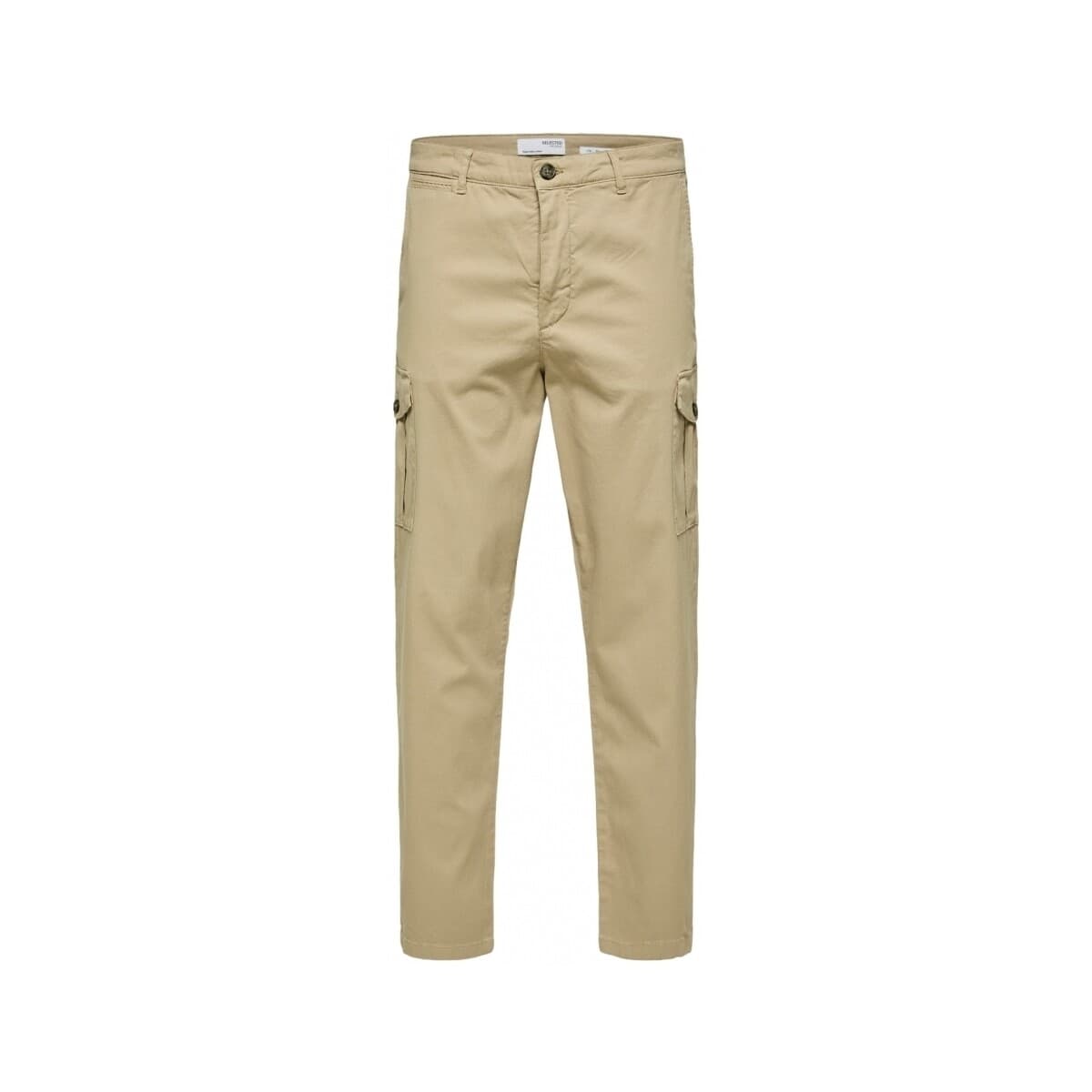 Παντελόνι Παραλαγγής Selected Slim Tapered Wick 172 Cargo Pants - Chinchilla