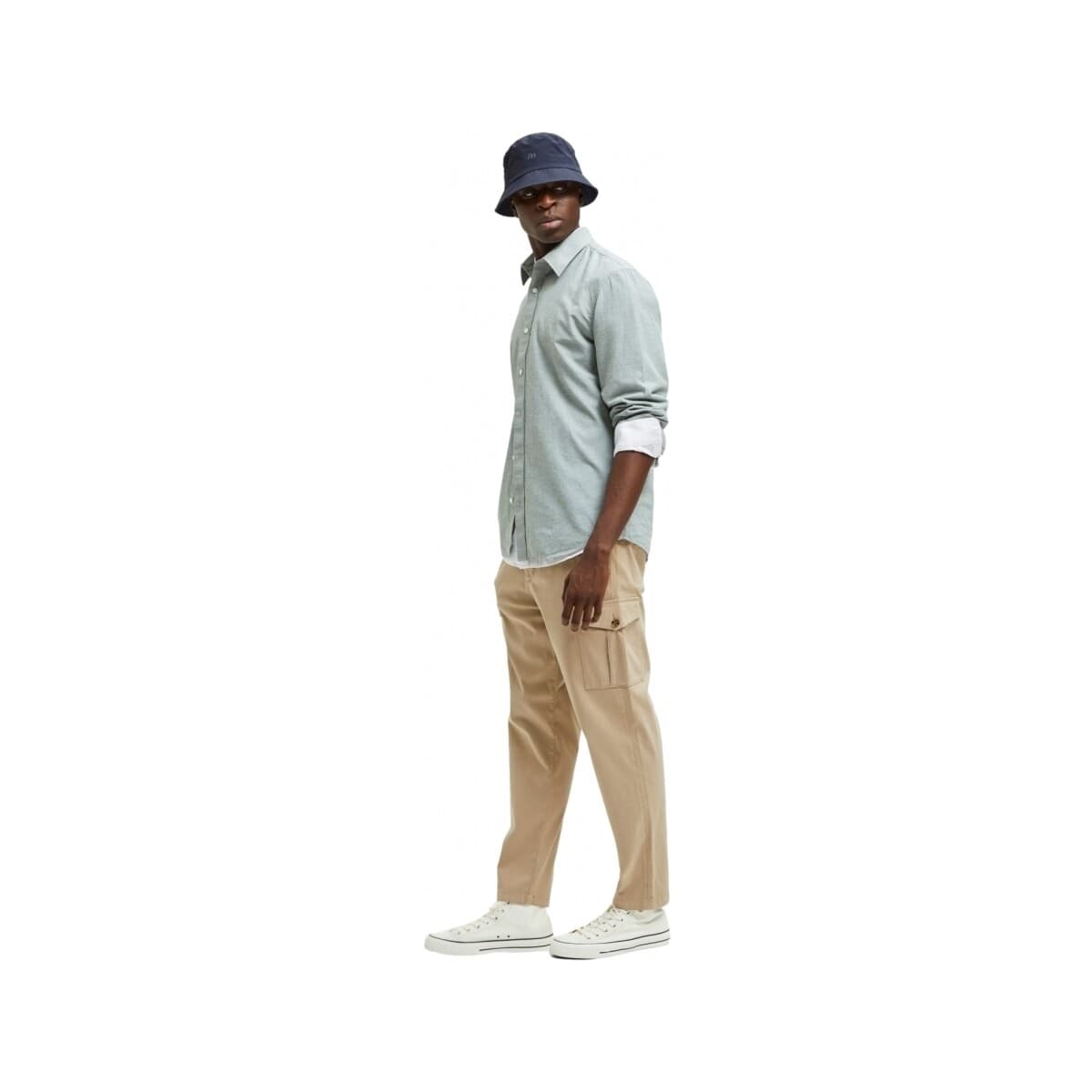 Men's Pants Selected Beige