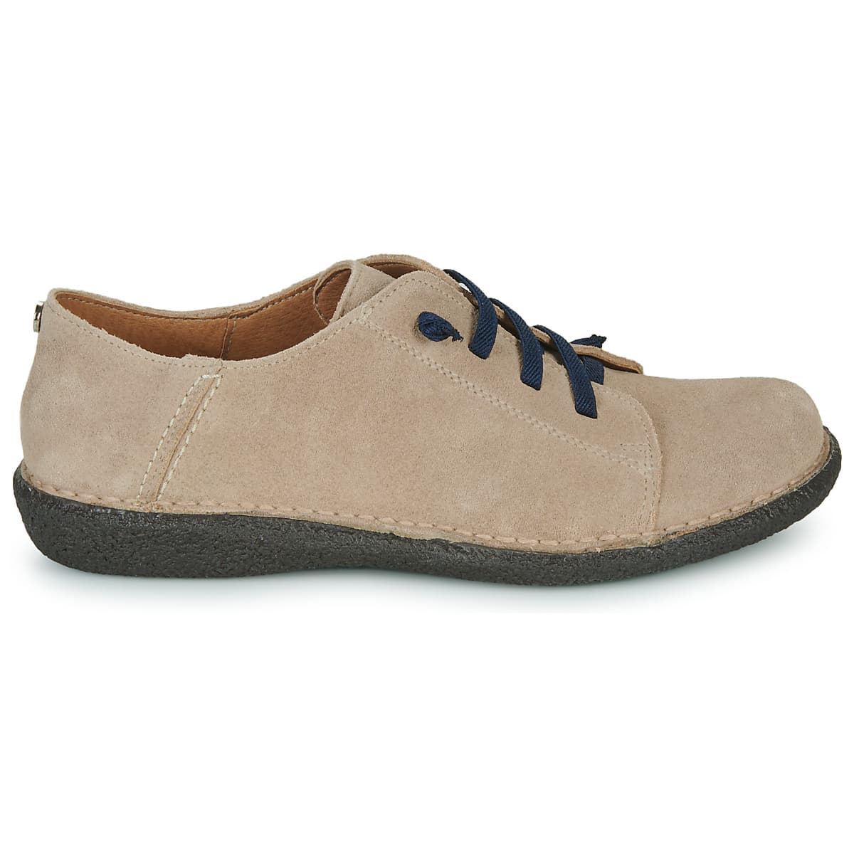 Women's Derby Shoes Casual Attitude Beige