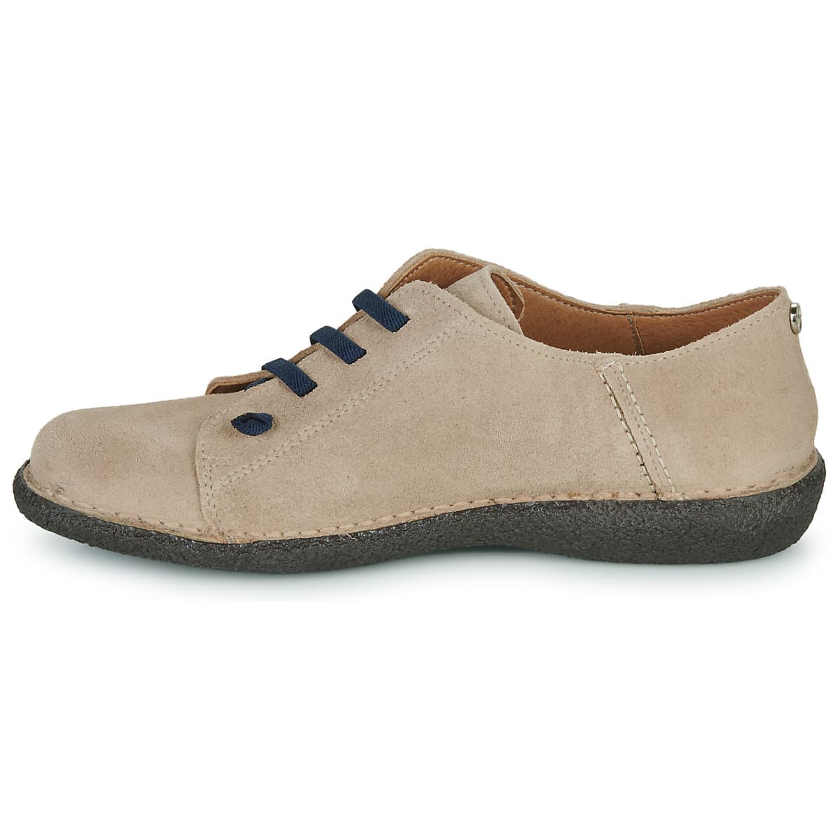 Women's Derby Shoes Casual Attitude Beige