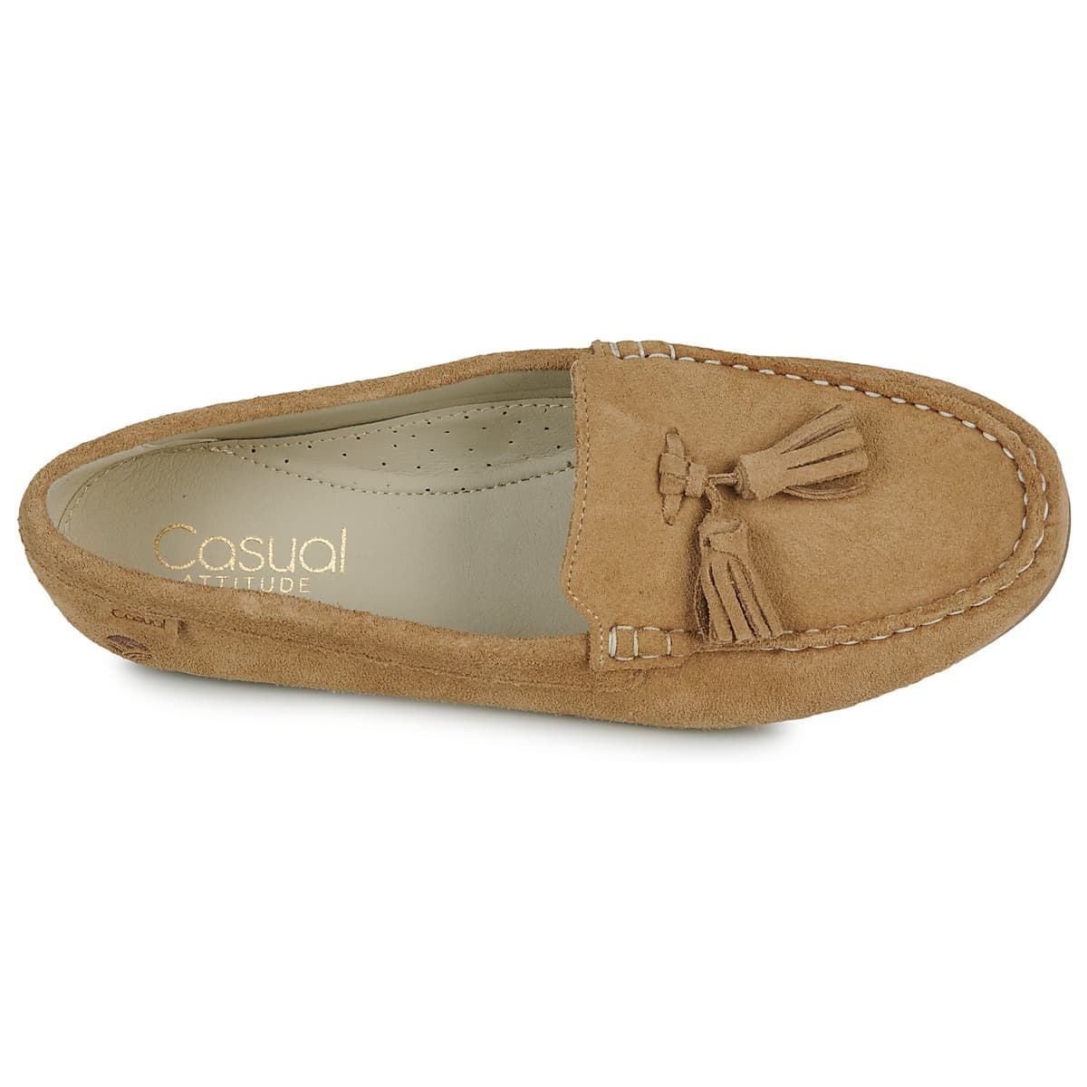 Women's Loafers Casual Attitude Beige