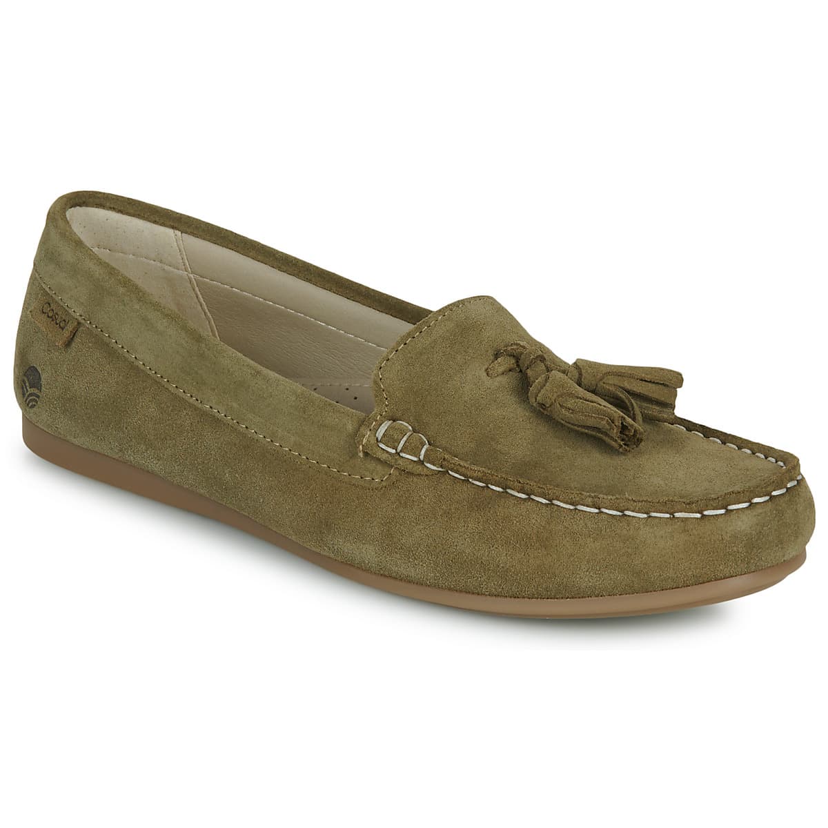 Women's Loafers Casual Attitude Khaki