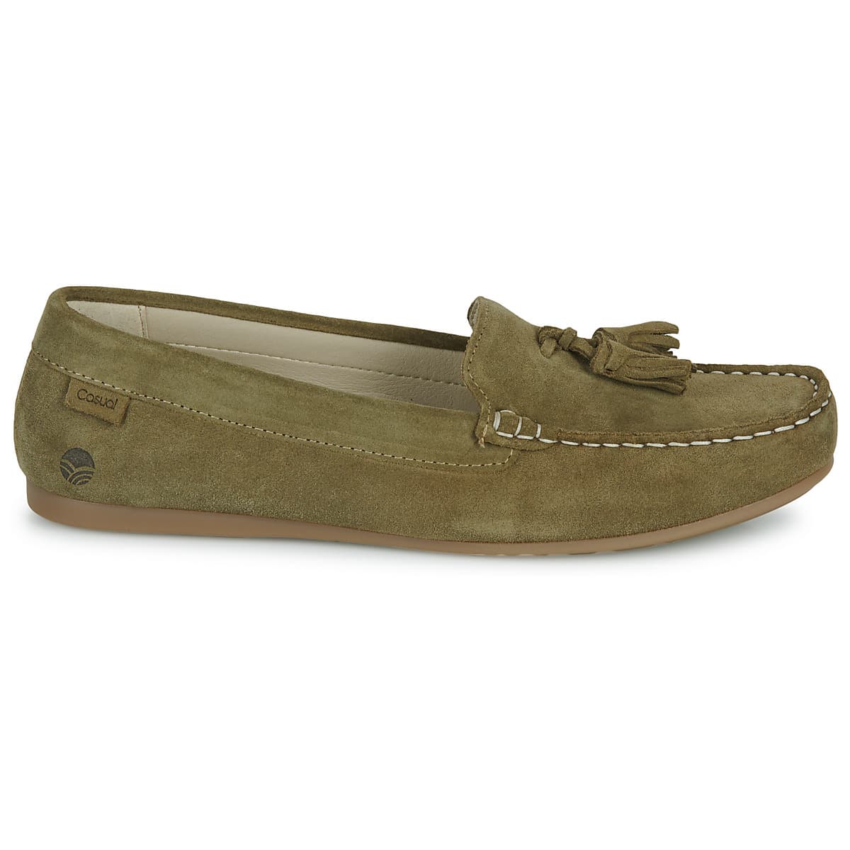 Women's Loafers Casual Attitude Khaki