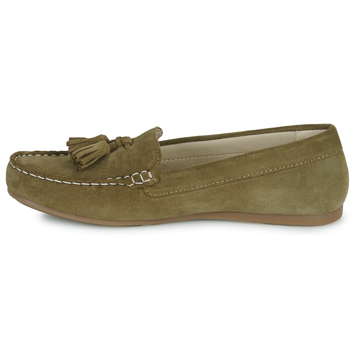 Women's Loafers Casual Attitude Khaki