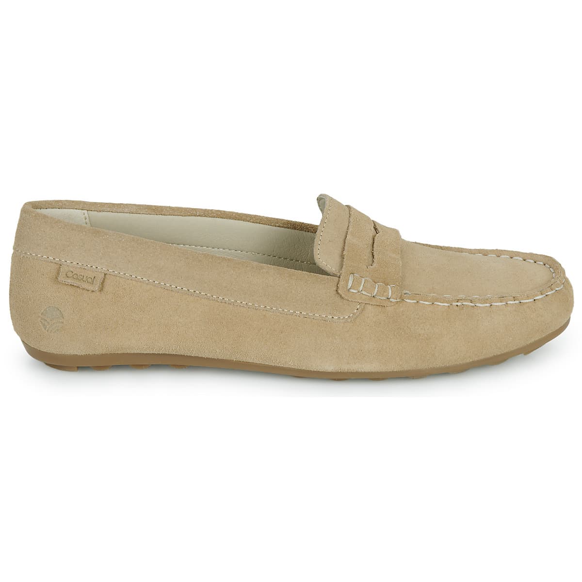 Women's Loafers Casual Attitude Beige
