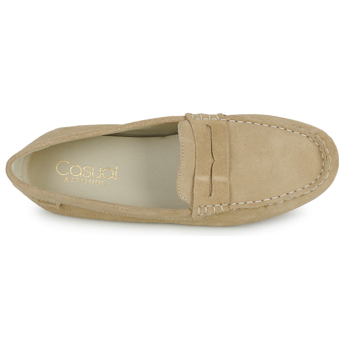 Women's Loafers Casual Attitude Beige