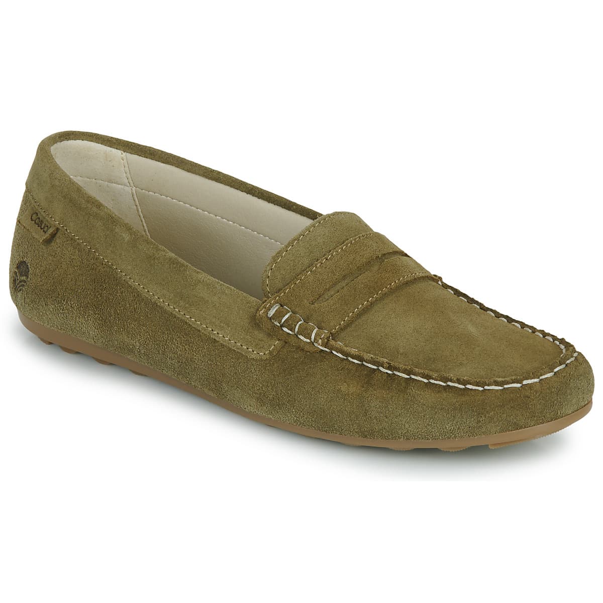Women's Loafers Casual Attitude Khaki