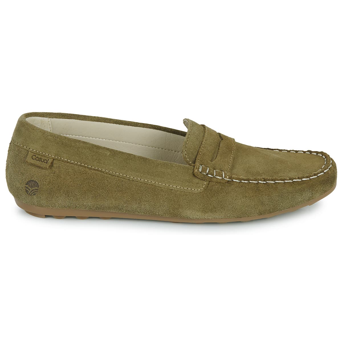 Women's Loafers Casual Attitude Khaki