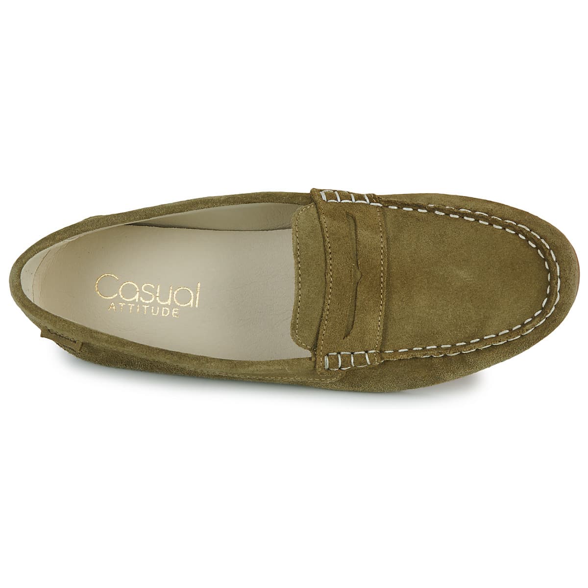 Women's Loafers Casual Attitude Khaki