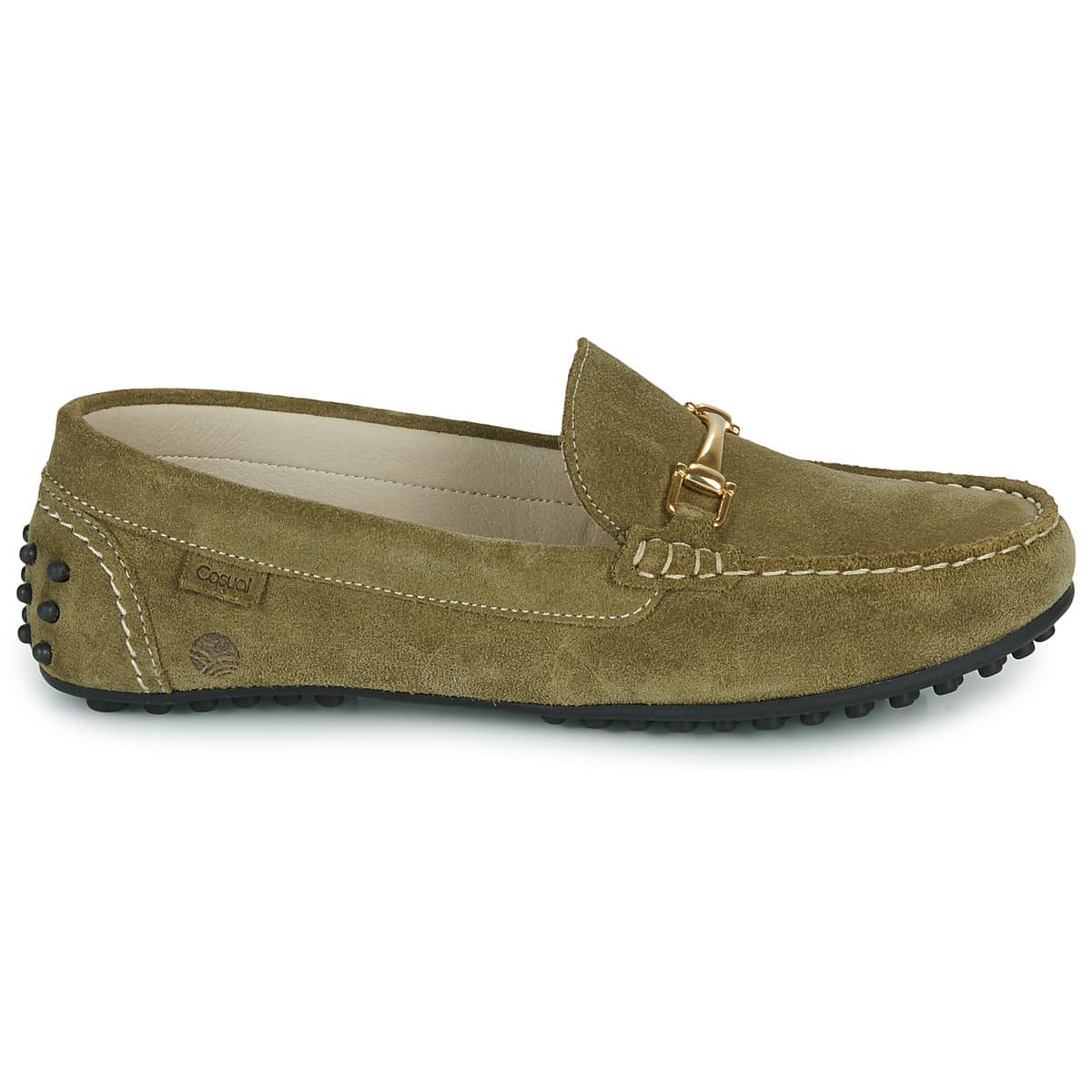 Women's Loafers Casual Attitude Khaki