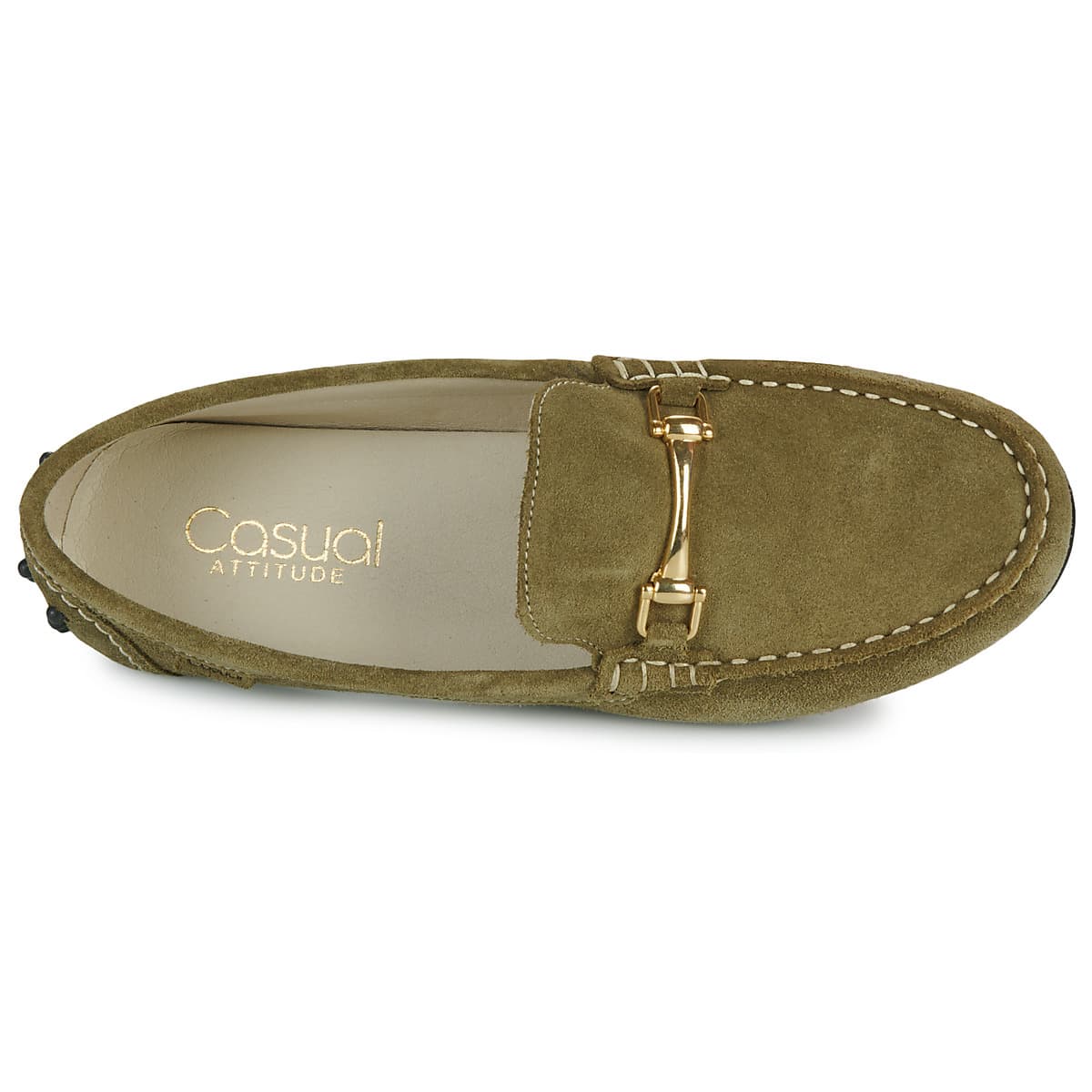 Women's Loafers Casual Attitude Khaki