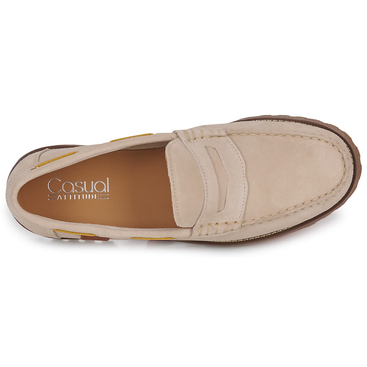 Men's Loafers Casual Attitude Beige