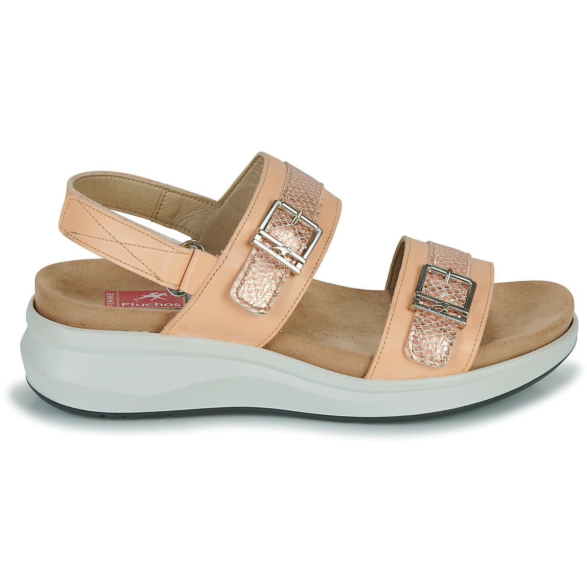 Women's Platforms Fluchos Beige