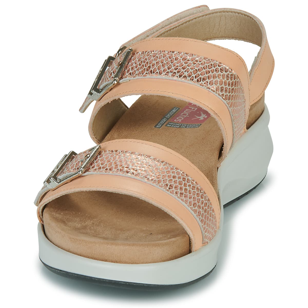 Women's Platforms Fluchos Beige
