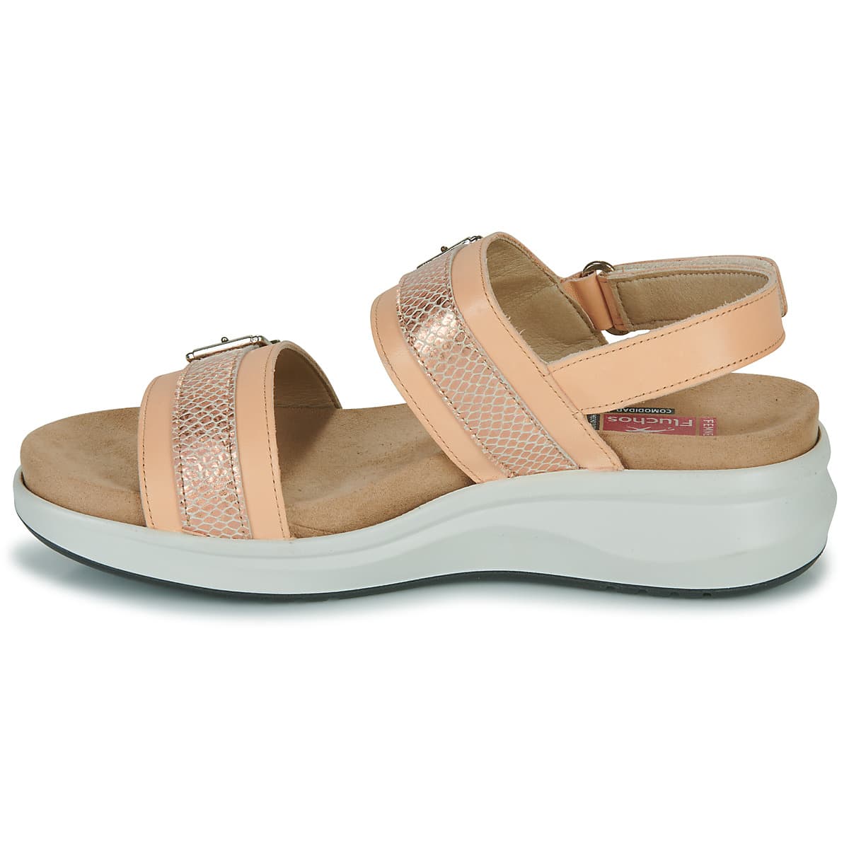 Women's Platforms Fluchos Beige