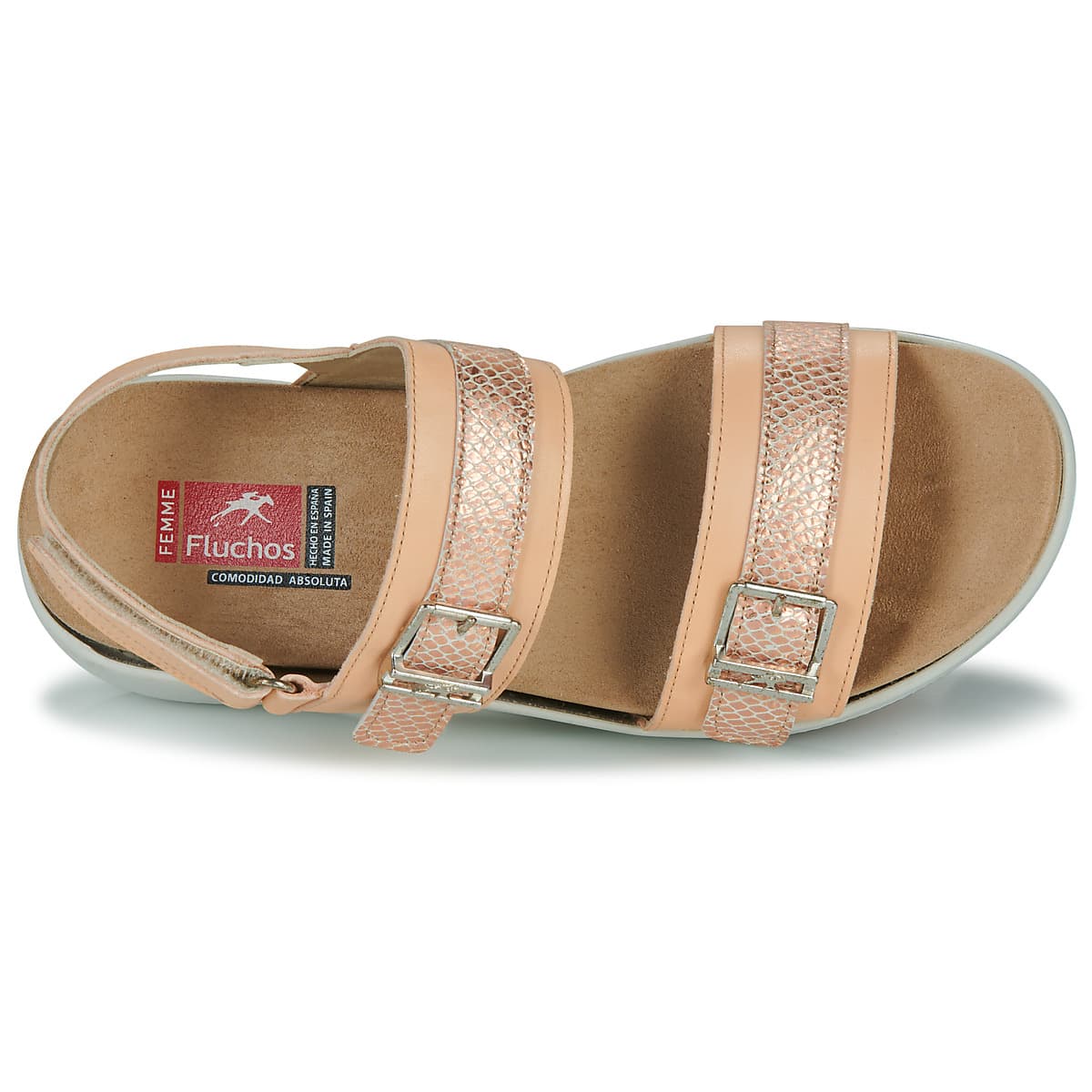 Women's Platforms Fluchos Beige