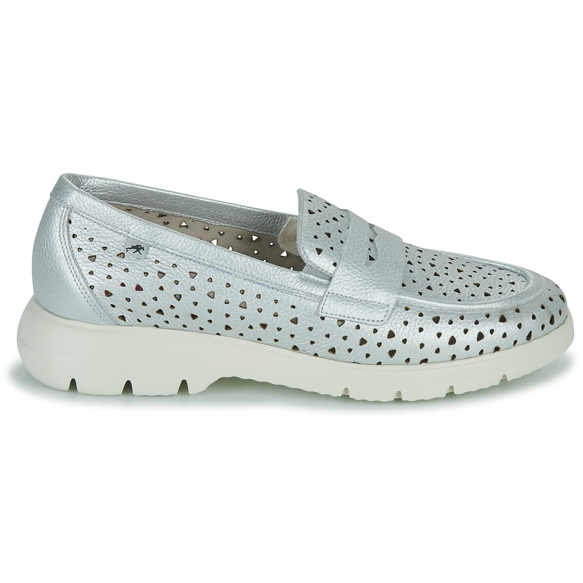Women's Loafers Fluchos Silver