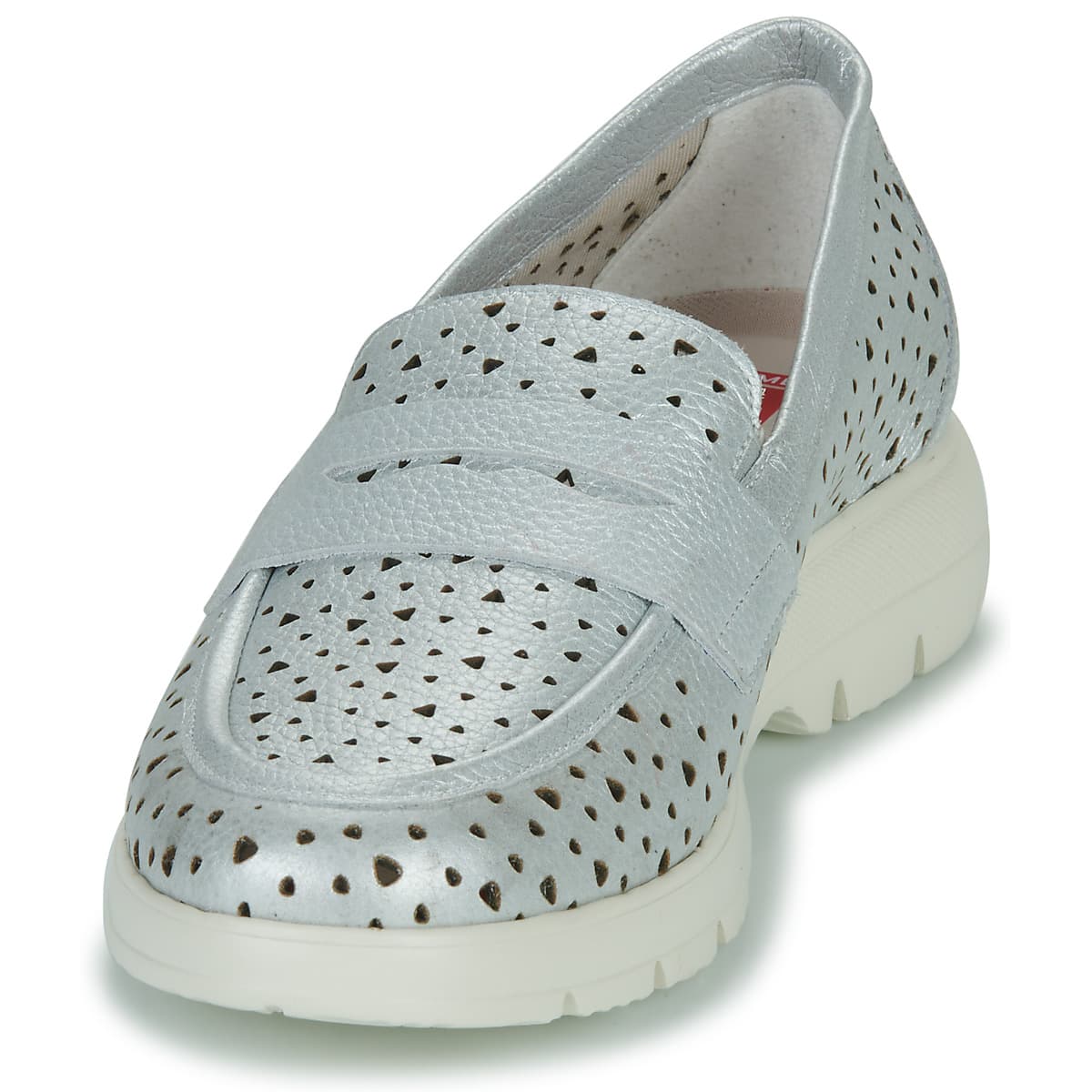 Women's Loafers Fluchos Silver
