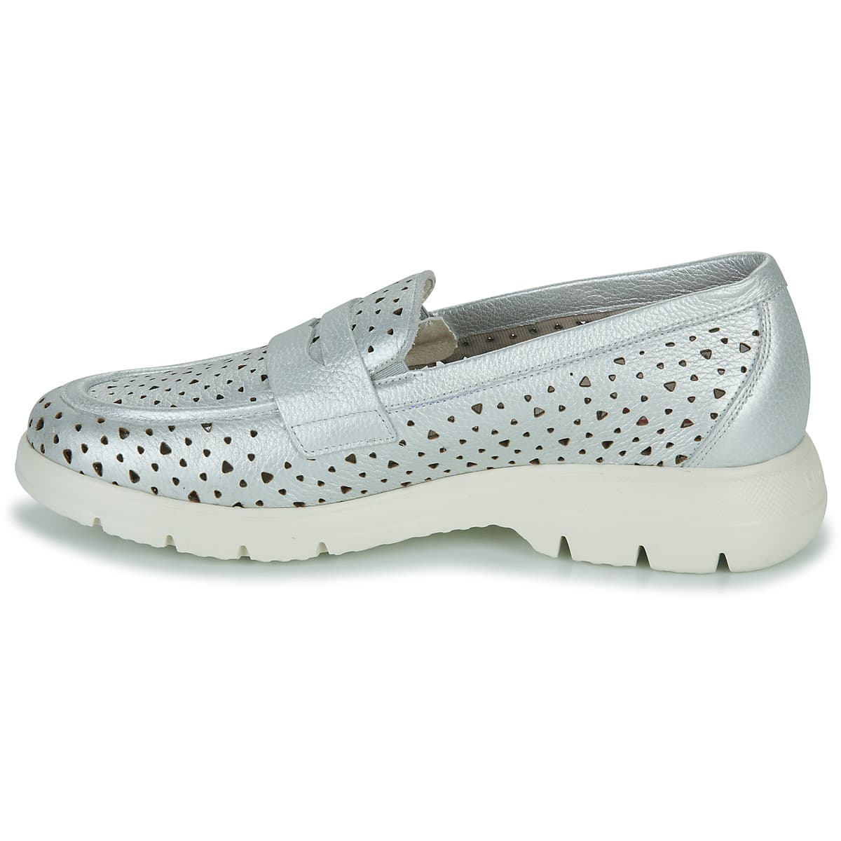 Women's Loafers Fluchos Silver