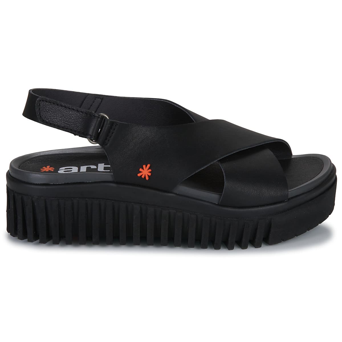 Women's Platforms Art Black