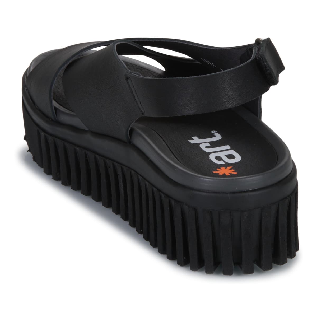 Women's Platforms Art Black