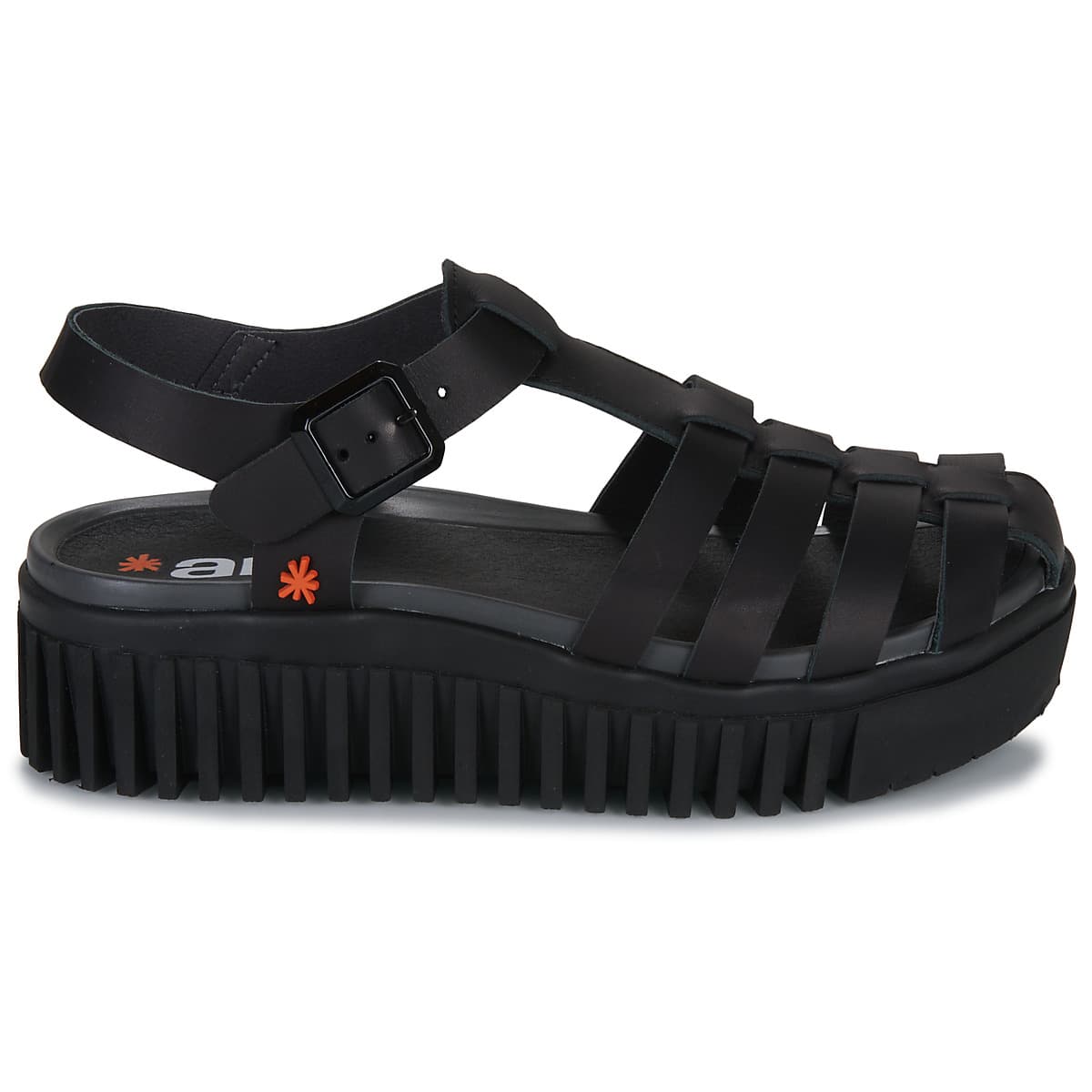 Women's Platforms Art Black