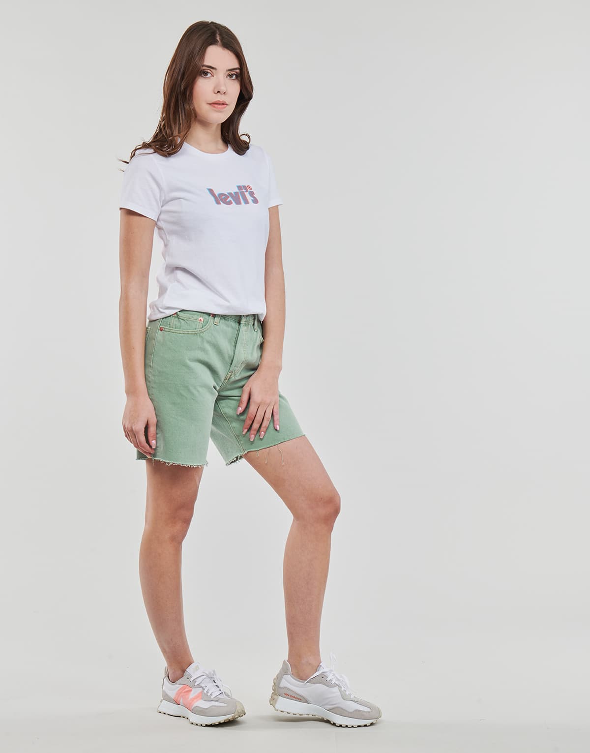Women's Shorts Levis Green