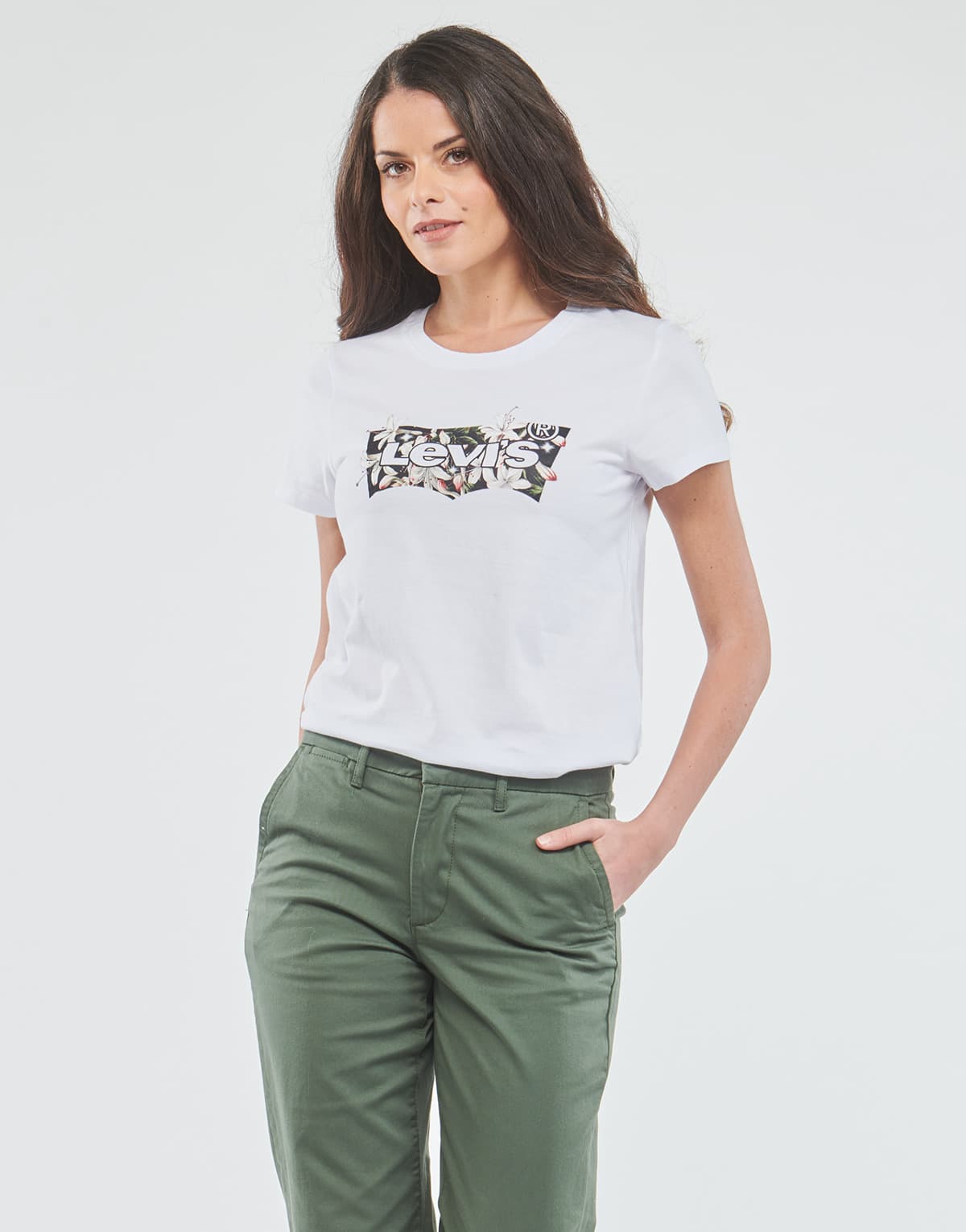 Women's T-Shirts Levis White