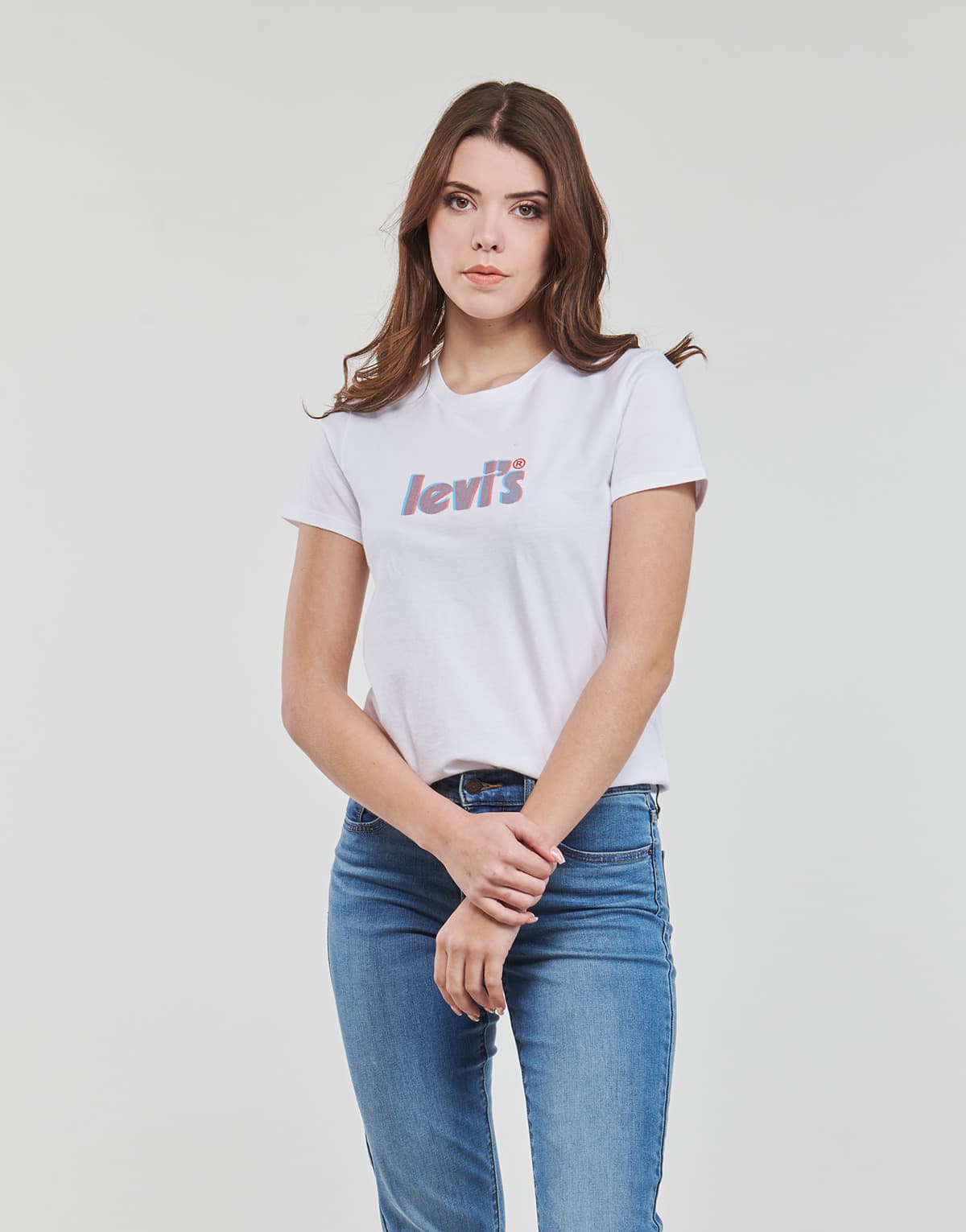 Women's T-Shirts Levis White