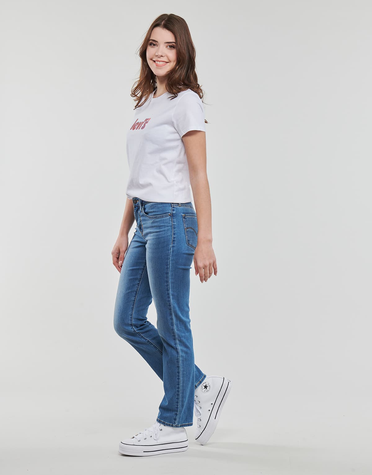 Women's T-Shirts Levis White