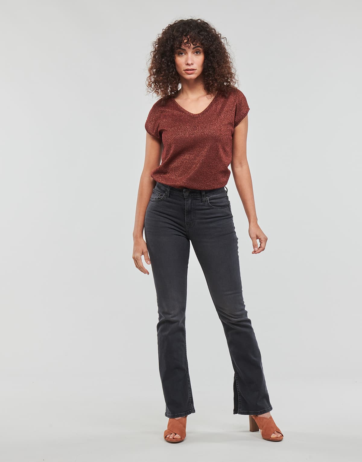 Women's Pants Levis Gray