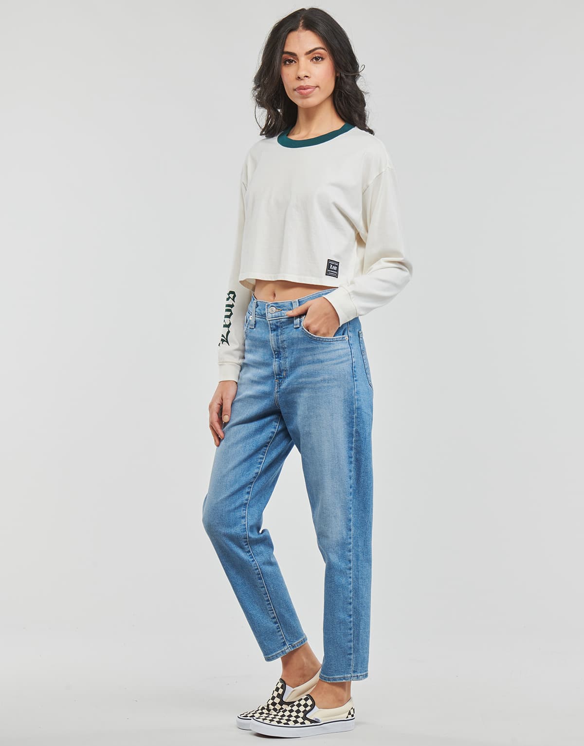 Women's T-Shirts Levis White