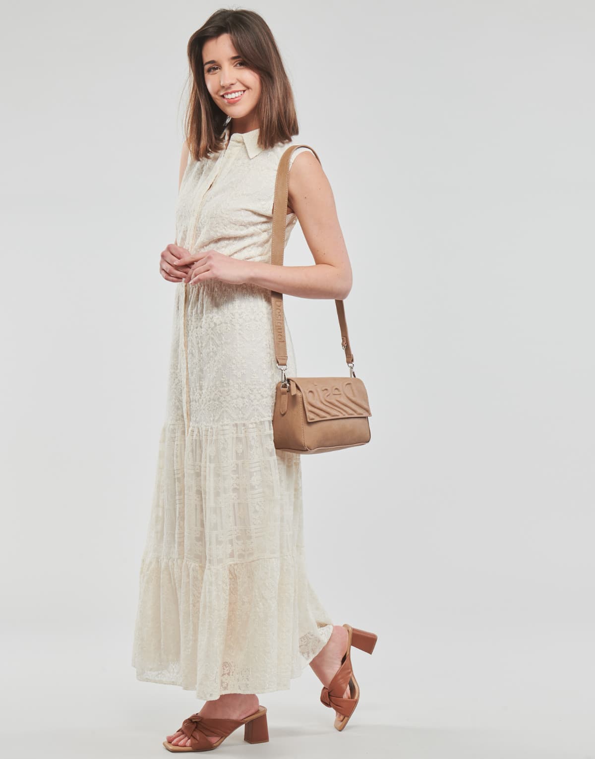 Women's Dresses Desigual Beige