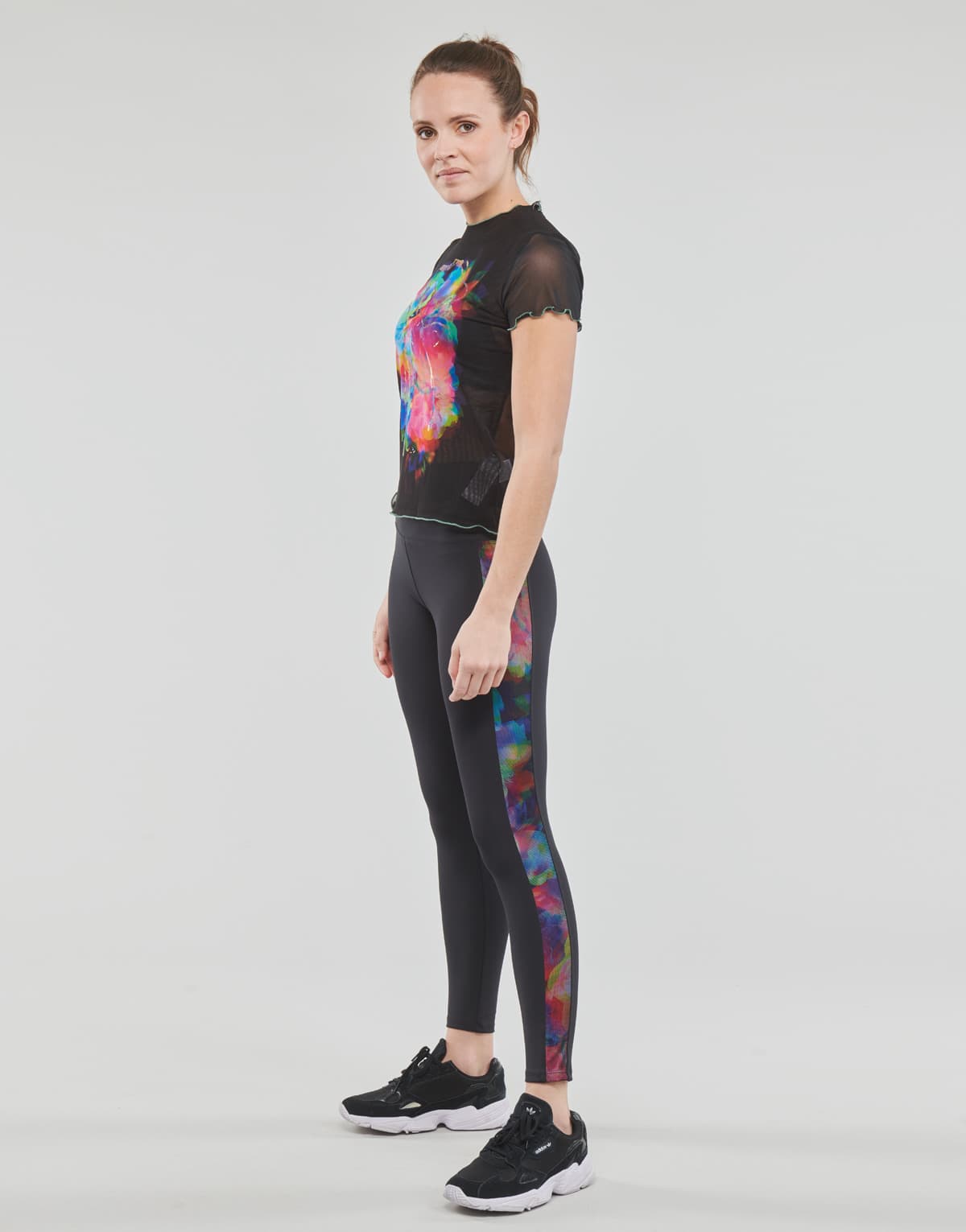 Women's T-Shirts Desigual Black