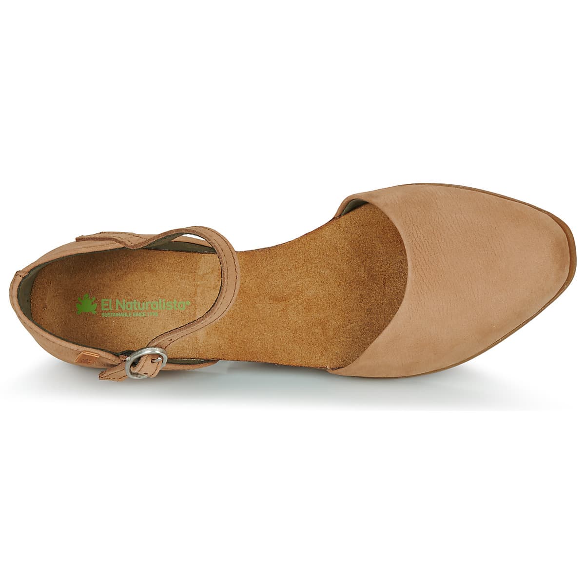 Women's Ballet Flats El Naturalista Brown
