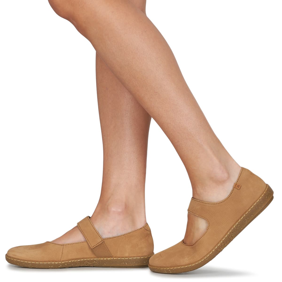 Women's Ballet Flats El Naturalista Brown