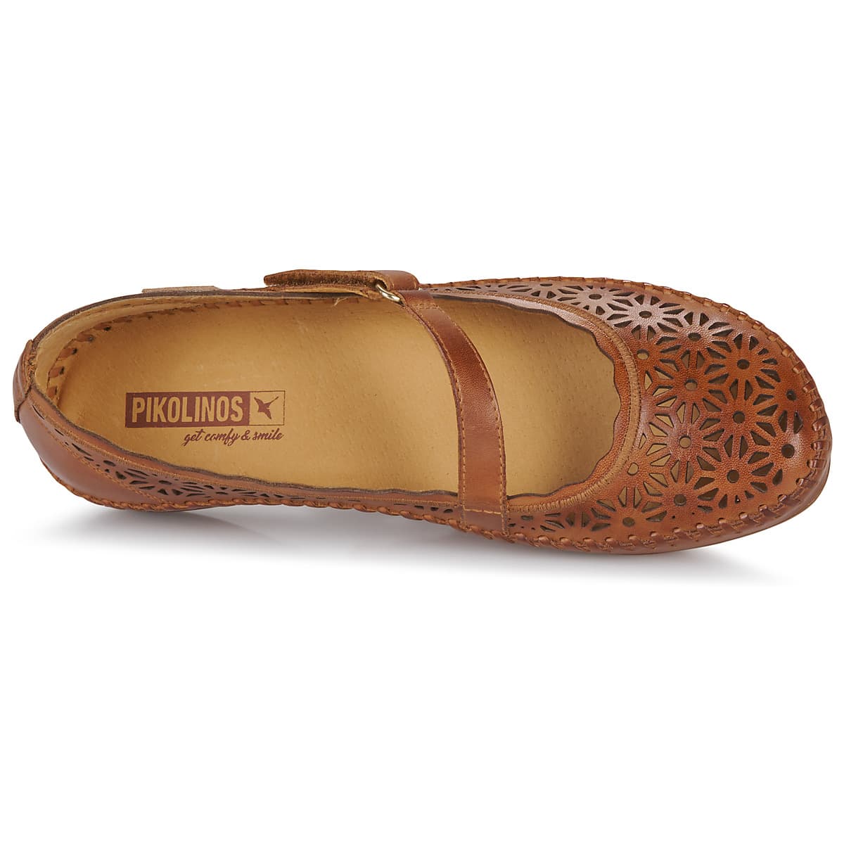 Women's Ballet Flats Pikolinos Brown