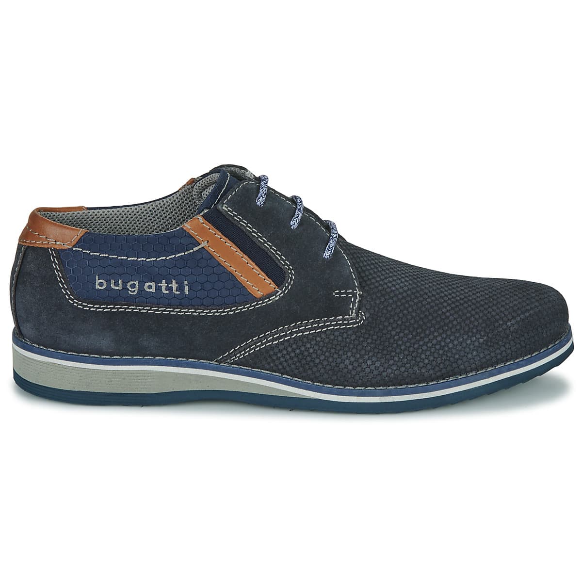 Men's Derby Shoes Bugatti Blue