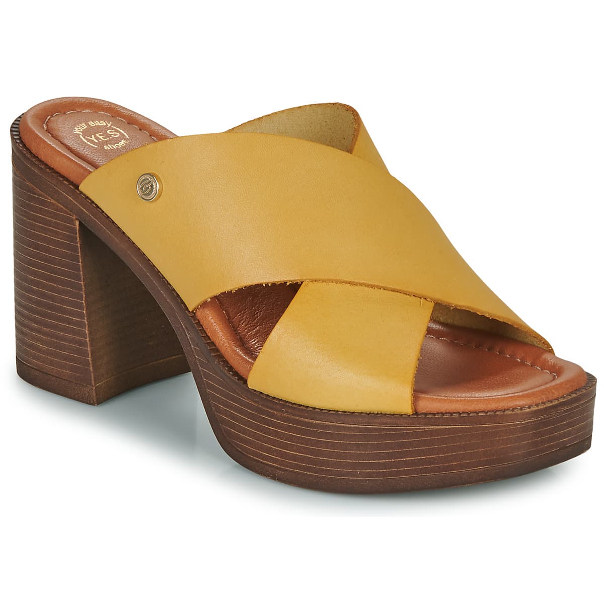 Women's Mules Betty London Yellow