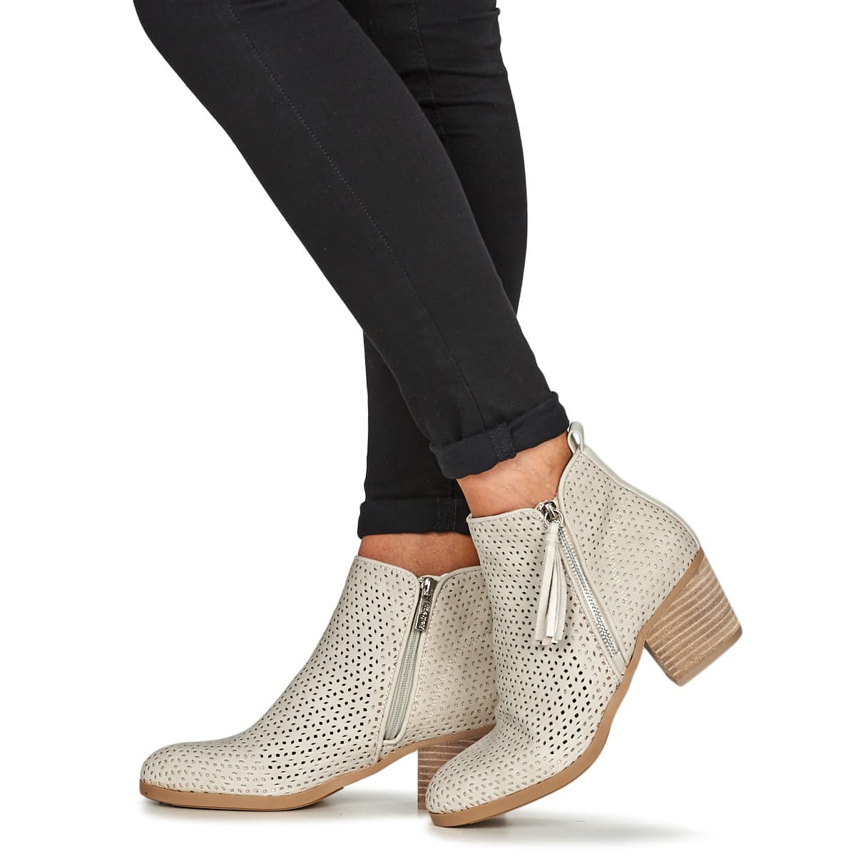 Women's Ankle Boots Refresh White