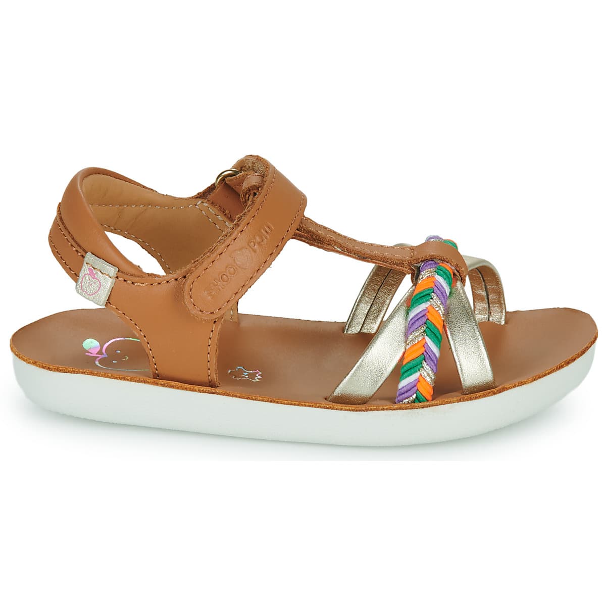 Girls' Sandals Shoo Pom Brown