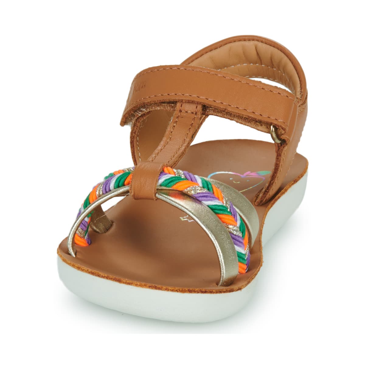 Girls' Sandals Shoo Pom Brown